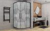 Душевой уголок AvaCan HB120MT 120х120 стекло матовое профиль черный без поддона
