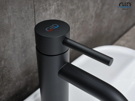 Смеситель Gid Cascada Inga SS096-BM-K (SS096BMK) на раковину черный матовый