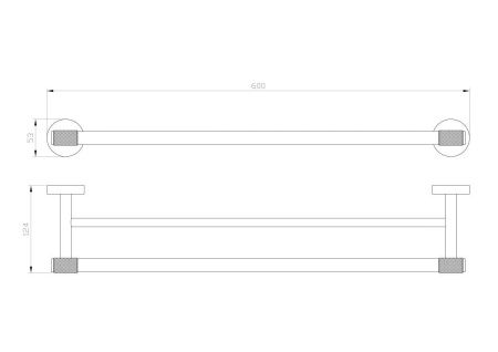 Полотенцедержатель Wonzon & Woghand Majestic WW-9211