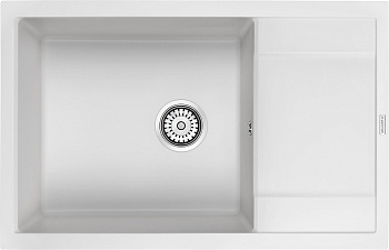 Кухонная мойка Paulmark FLUGEN 60 PM317850-WH 78х50 цвет белый
