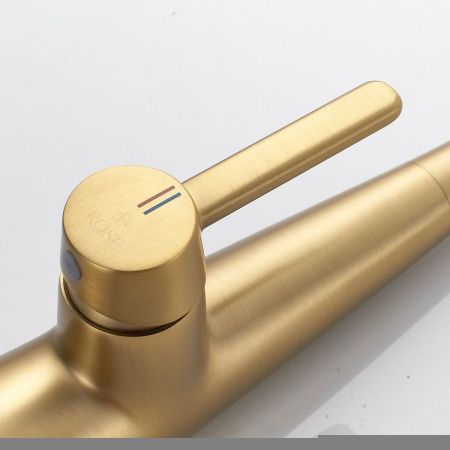 Смеситель для кухни Rose R213G на мойку золото