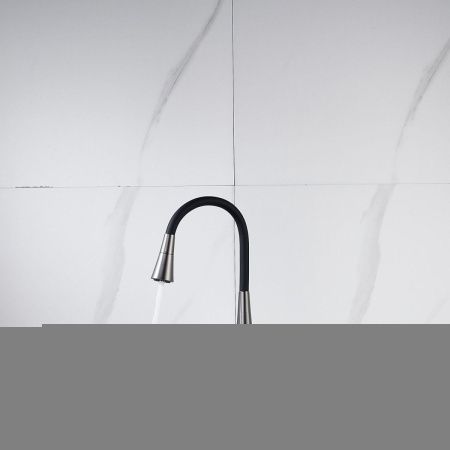 Смеситель для кухни Rose R213T на мойку оружейная сталь