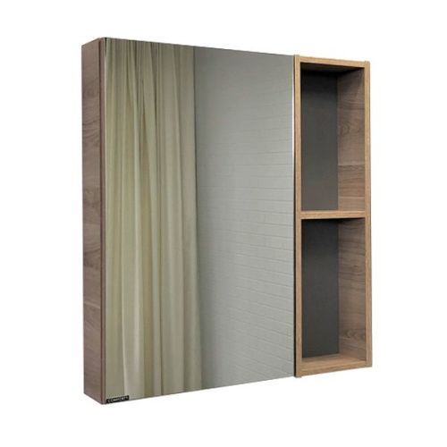 Зеркало-шкаф Comforty Дуэт 00-00009924CF 72х15х8 подвесной цвет дуб натуральный