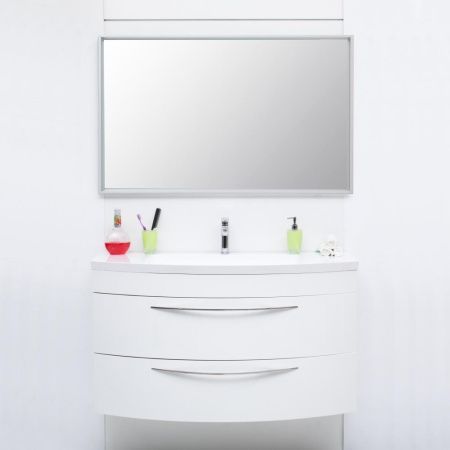 Зеркало с подсветкой De Aqua Алюминиум 00261698 120х80 подвесное