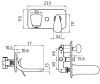 Смеситель для раковины Creavit FG2501 встраиваемый в стену хром