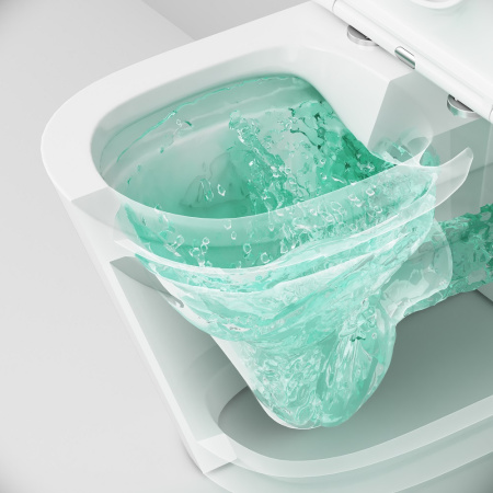 Унитаз напольный с бачком Am.Pm Func C8F8600SC белый с сиденьем микролифт безободковый каскадный смыв