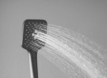 Душевая стойка Vincea Cube VSFS-1C1BG настенная цвет брашированное золото с термостатом