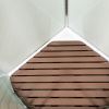 Душевая кабина AvaCan D08SLED 80х80 четверть круга с крышей ориентация универсальная