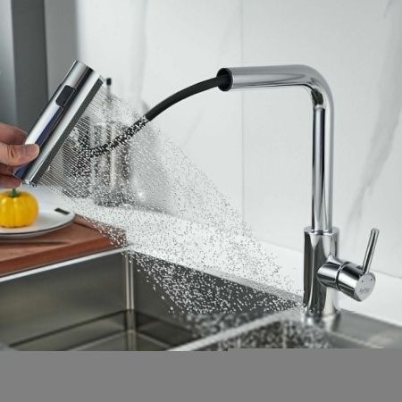 Смеситель для кухни Raffine F203 на мойку хром