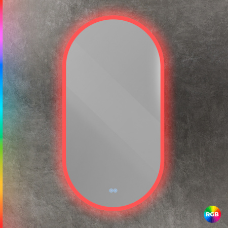 Зеркало в ванную Cezares CZR-SPC-ELS-500-950-RGB-TCH 50х95