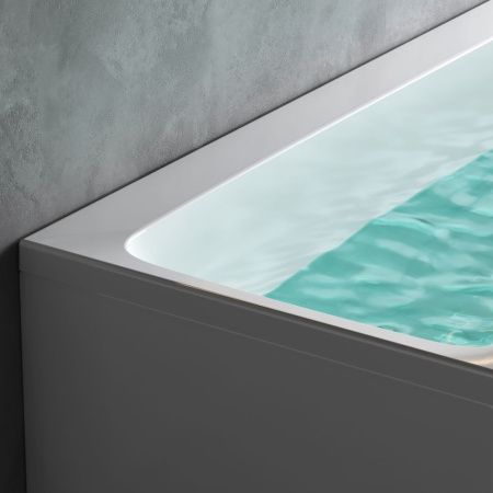 Ванна акриловая Am.Pm Func W84A-170-070W-A 170х70 пристенная прямоугольная без каркаса