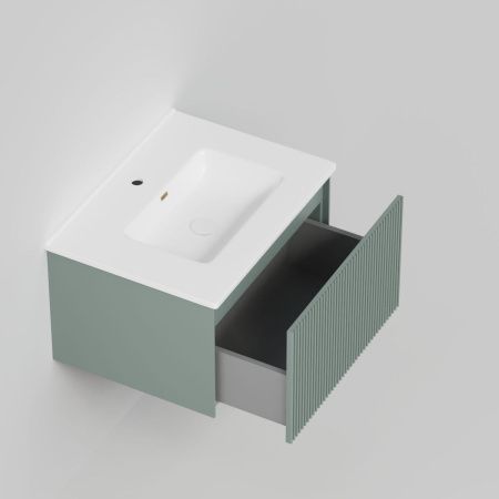 Тумба под раковину La Fenice Terra FNC-01-TER-G-60 60х50 подвесная цвет серый