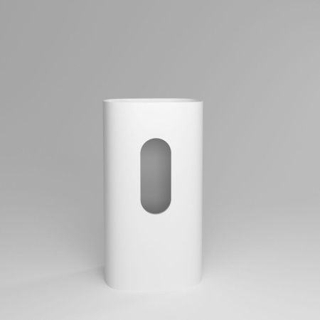 Раковина из искусственного камня Plumberia Selection Ronnie RONNIE SOFT BO 50х40 напольная цвет белый