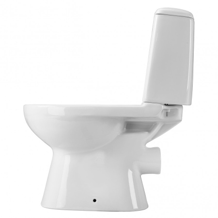 Унитаз-компакт напольный с бачком Santek Цезарь 1WH301746 белый с сиденьем микролифт душевой смыв