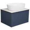 Тумба под раковину La Fenice Terra FNC-01-TER-BG-60 60х50 подвесная цвет синий