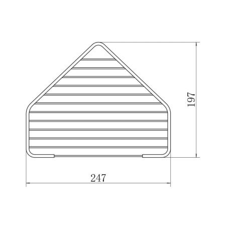 Полка в ванную комнату Fashun A335-2