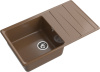 Кухонная мойка Granfest Level LV-860L терракот 86х50 цвет коричневый поверхность матовая