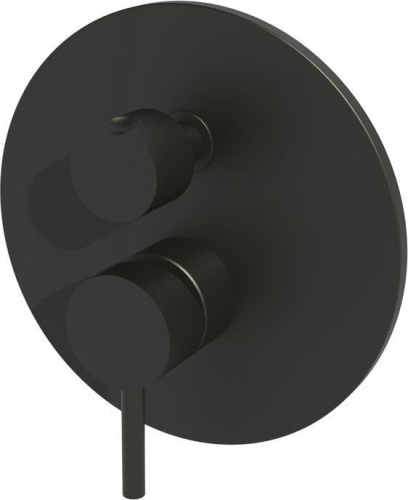 Смеситель для душа Paffoni Light LIG018NO встраиваемый в стену черный без термостата
