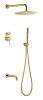 Душевая система Boheme Uno 464-2-G встраиваемая в стену цвет золото