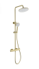 Душевая стойка Wonzon & Woghand Stay WW-B3051-A-BG настенная цвет золото с термостатом