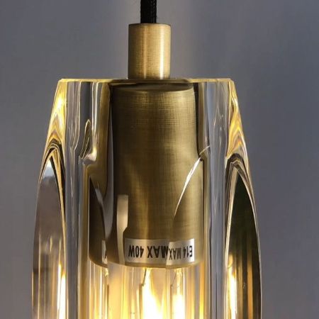 Светильник подвесной Delight Collection MT8851-1H bronze/clear