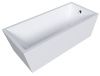 Ванна акриловая Grossman Cristal GR-2021 180х80 отдельностоящая прямоугольная с каркасом