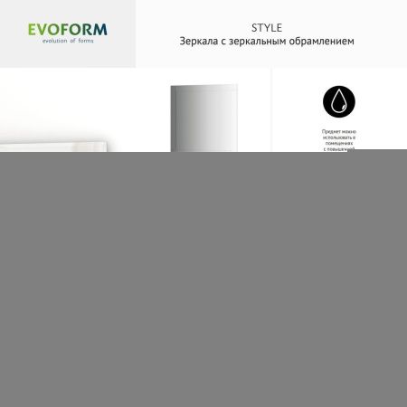 Зеркало Evoform Style BY 0806 60х80 подвесное
