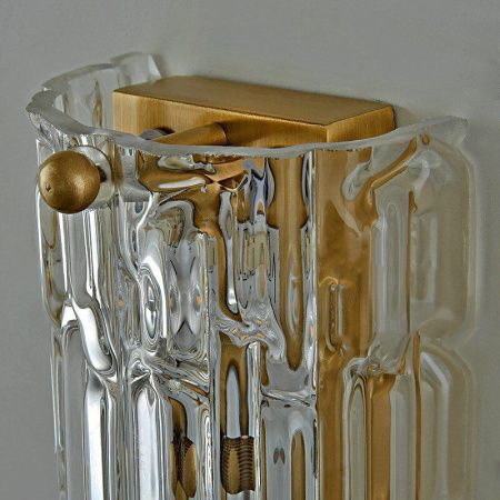 Светильник настенный Delight Collection 88067W/L gold/clear