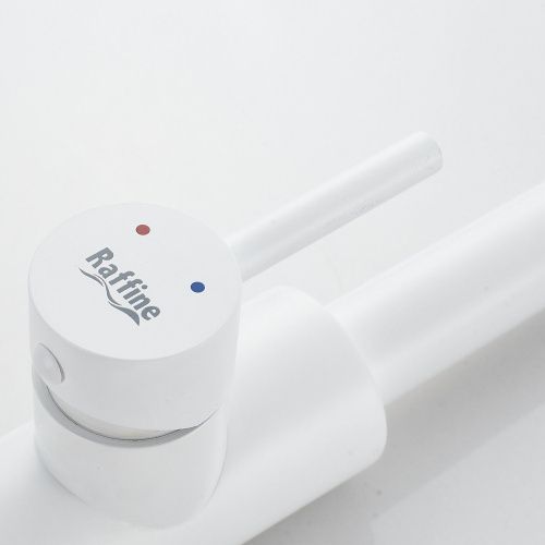 Смеситель для кухни Raffine F203C на мойку белый - фото 5