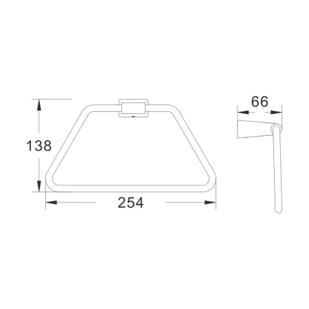 Кольцо для полотенец Shevanik SG57G SG5706G