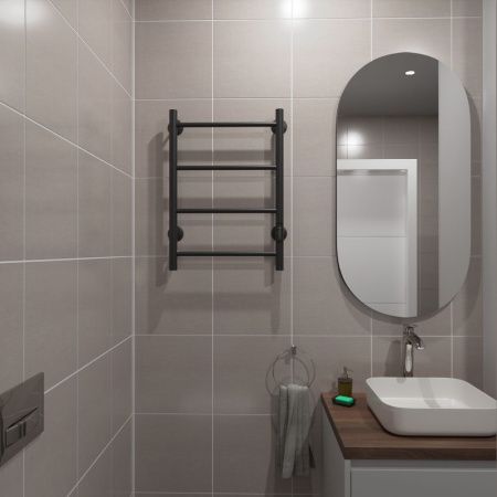 Полотенцесушитель электрический Тругор Аспект Пэк сп АспектПэксп1/6040чернВГП 45х60 черный