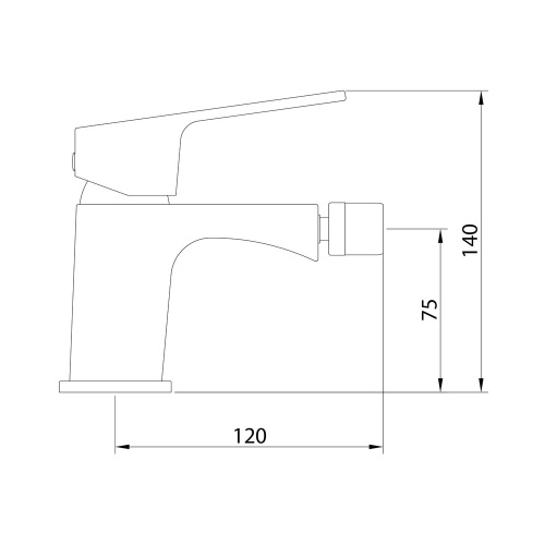 Смеситель Clever VOGUE XTREME 61408 на биде хром - фото 2 Смеситель Clever VOGUE XTREME 61408 на биде хром - фото 2