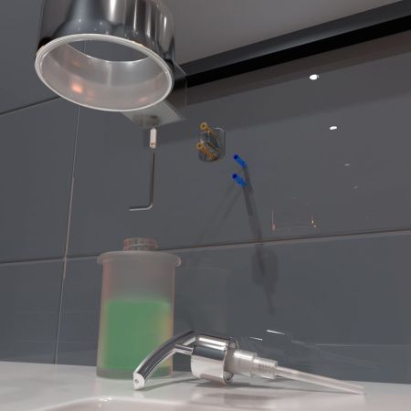 Дозатор для жидкого мыла Altasan Лотос ЛТ80Х