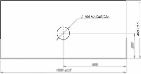Столешница Allen Brau Infinity 1.21012.G 100х50 накладная цвет серый