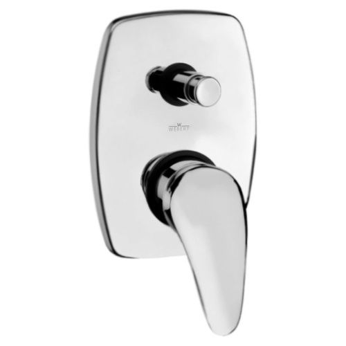 Смеситель для ванны и душа Webert Sax SX860101015 встраиваемый в стену хром - фото 2