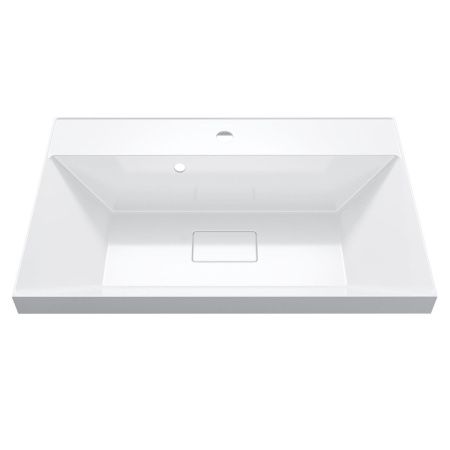 Раковина из искусственного камня Uperwood Classic New 291021025 70х50 полувстраиваемая цвет белый