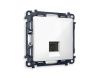 Комплект механизма компьютерной розетки RJ-45(8P8C) CAT6 со шторкой Ambrella Volt Alfa (Алфа) MA112010