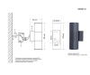 Уличный настенный светильник Kink Light Лоди 09327-2,16