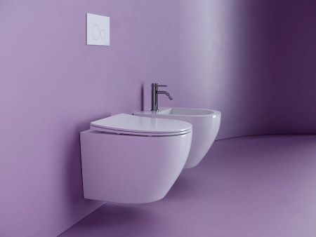 Унитаз подвесной Ceramica Nova UNO CN11001 белый с сиденьем микролифт безободковый душевой смыв