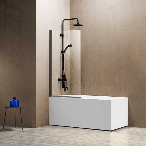 Душевая шторка Vincea VSB VSB-11800CLGM 80х140 стекло прозрачное 5 мм