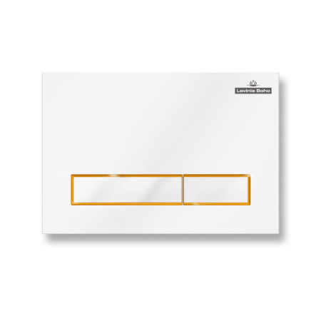 Клавиша смыва механическая Lavinia Boho RelFix 38050802 цвет белый/золото