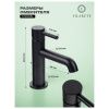 Смеситель Filarete Roun FL5020BL на раковину черный