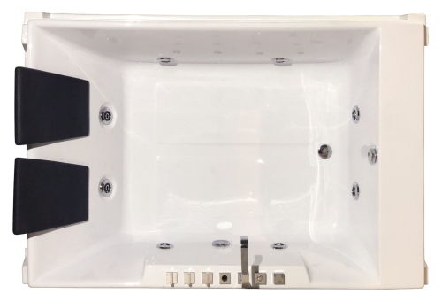 Ванна гидромассажная Royal Bath TRIUMPH RB665100CO 185х120 пристенная прямоугольная