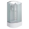 Душевая кабина Niagara Classic 23101424RBKTG 120х80 асимметричная без крыши ориентация правая