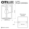 Уличный настенный светильник Citilux Forts (Фортс) CLU09W1
