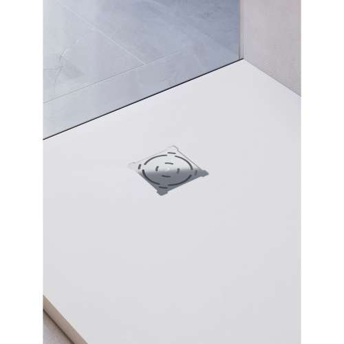Душевой поддон RGW Stone Tray 16152910-01 100x90  искусственный камень белый - фото 4