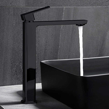 Смеситель Vincea Next VBF-1N2MB на столешницу черный