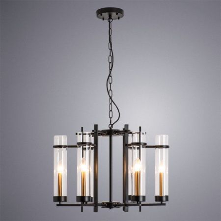 Люстра подвесная Arte Lamp Hugo (Хуго) A1688LM-6BK