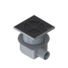 Душевой трап Boheme Smart Design 984-10-B 10х10 черный
