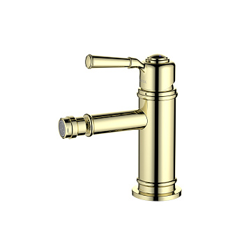 Смеситель Aquatek КЛАССИК AQ1518PG на биде золото без термостата